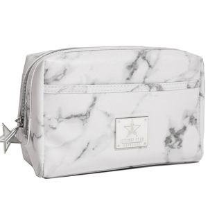 JSC White Marble Makeup Bag